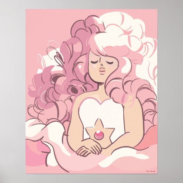 Steven Universe | Rose Quartz Illustration Poster (Front)