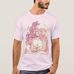 Steven Universe   Rose Quartz Illustration T-Shirt