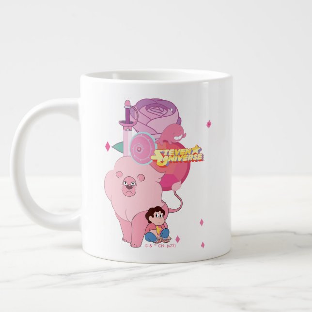 Steven Universe | Rose Quartz Legacy Large Coffee Mug (Left)