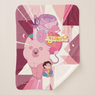 Steven Universe   Rose Quartz Legacy Sherpa Blanket
