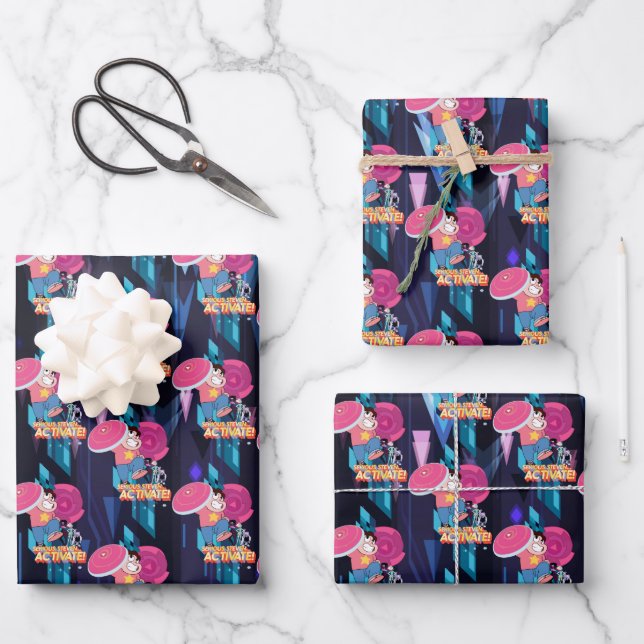Steven Universe | Serious Steven… Activate! Wrapping Paper Sheet (Front)