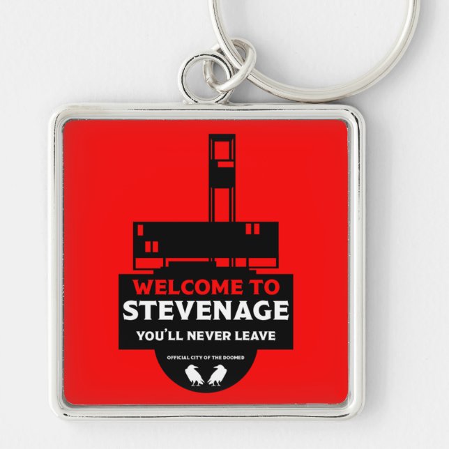 Stevenage Hertfordshire Key Ring (Front)