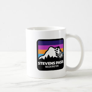 Stevens P Washington Mountain Skiing Snowboarding Coffee Mug