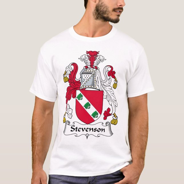 Stevenson Family Crest T-Shirt (Front)