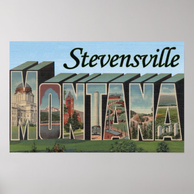 Stevensville, Montana Poster (Front)