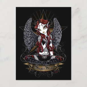 Stevie Tattooed Rock Star Angel Postcard