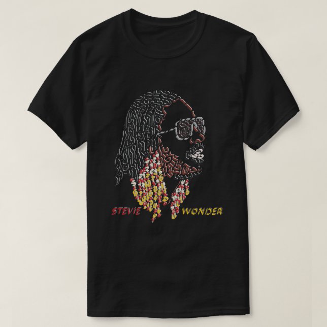 Stevie Wonder Classic T-Shirt.png T-Shirt (Design Front)