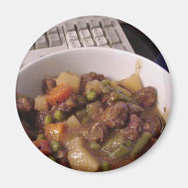 Stew Beef Cooking Dinner Food Magnet (Front)