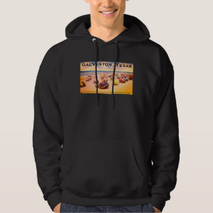 Steward Beach, Galveston, Texas Hoodie