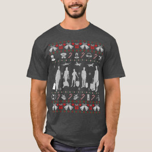 Stewardess Flight Attendant Ugly Christmas Sweater