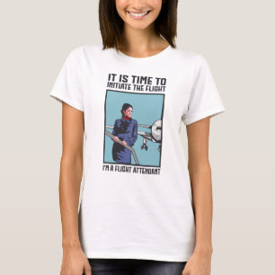 Stewardess Gift Flight Attendant Gift T-Shirt