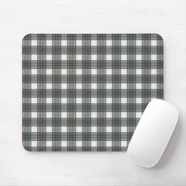 Stewart Blue Dress Original Scottish Tartan Mouse Mat (With Mouse)