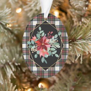 Stewart Blue Dress Original Scottish Tartan Ornament