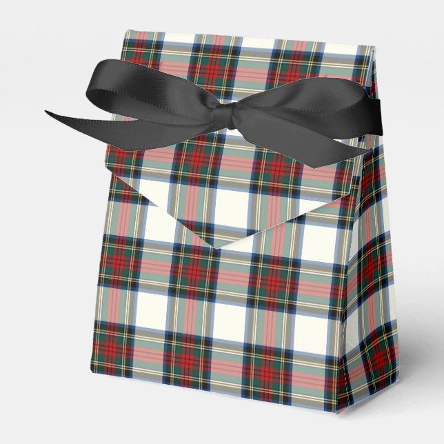 Stewart Clan Formal Dress Tartan Favour Box (Front Side)