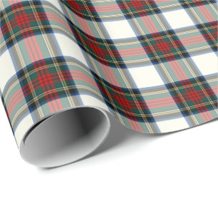 Stewart Clan Formal Dress Tartan Wrapping Paper