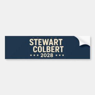 Stewart/Colbert 2028 Bumper Sticker