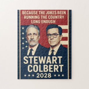 Stewart/Colbert 2028 Jigsaw Puzzle