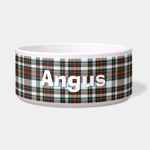 Stewart Dress Custom Tartan Plaid Pet Bowl