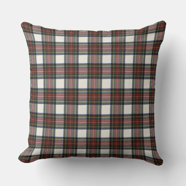 Stewart Dress Modern  Original ScottishTartan Cushion (Front)