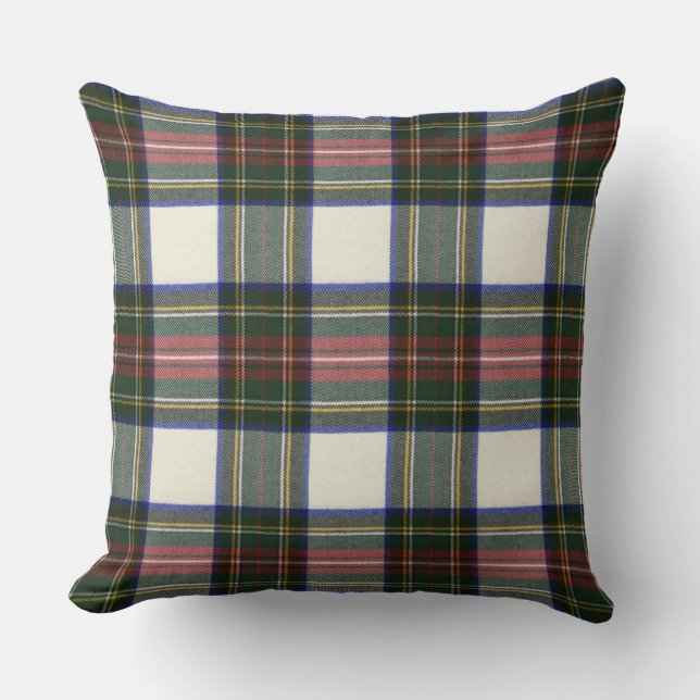 Stewart Dress Modern Original Tartan Square Cushion (Front)