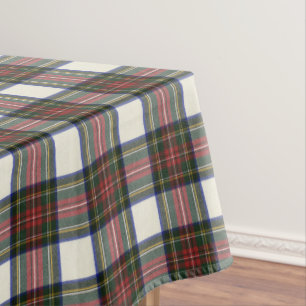 Stewart Dress Modern Scottish Tartan Tablecloth