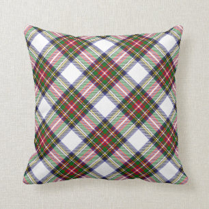 Stewart Dress Modern Tartan Plaid Argyle Pattern Cushion