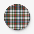 Stewart Dress Tartan Plaid Paper Plate