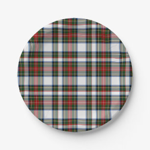 Stewart Dress Tartan Plaid Paper Plate