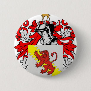 Stewart (English) Coat of Arms 6 Cm Round Badge