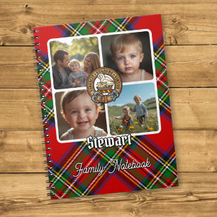 Stewart Family Photo Collage Notebook