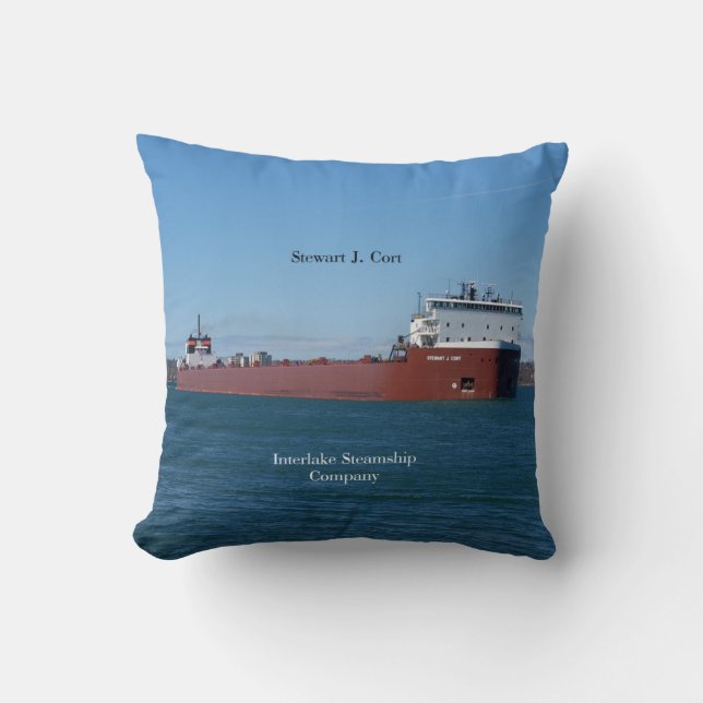 Stewart J. Cort square pillow (Front)