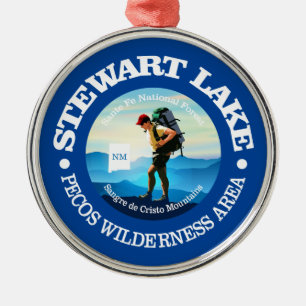 Stewart Lake (C) Metal Tree Decoration