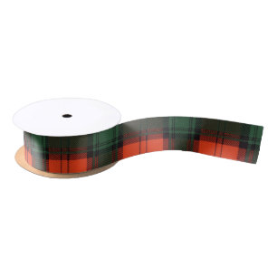 Stewart of Atholl clan Plaid Scottish tartan Satin Ribbon