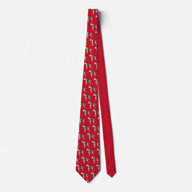 Stewart Plaid Dog Tie (Front)