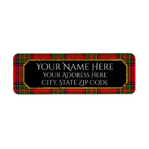 Stewart Plaid Personalise