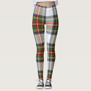 Stewart Royal Dress Plaid Scottish Pattern Legging