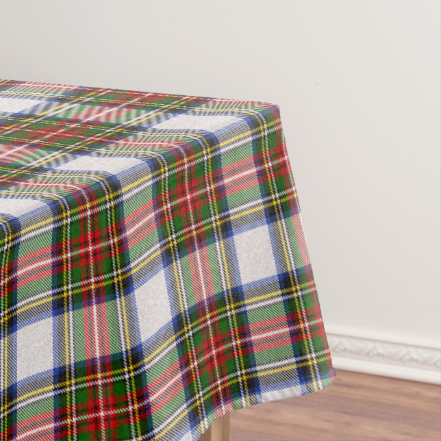 Stewart Royal Dress Plaid Scottish Pattern Tablecloth (In Situ)