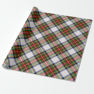 Stewart Royal Dress Plaid Scottish Pattern Wrapping Paper