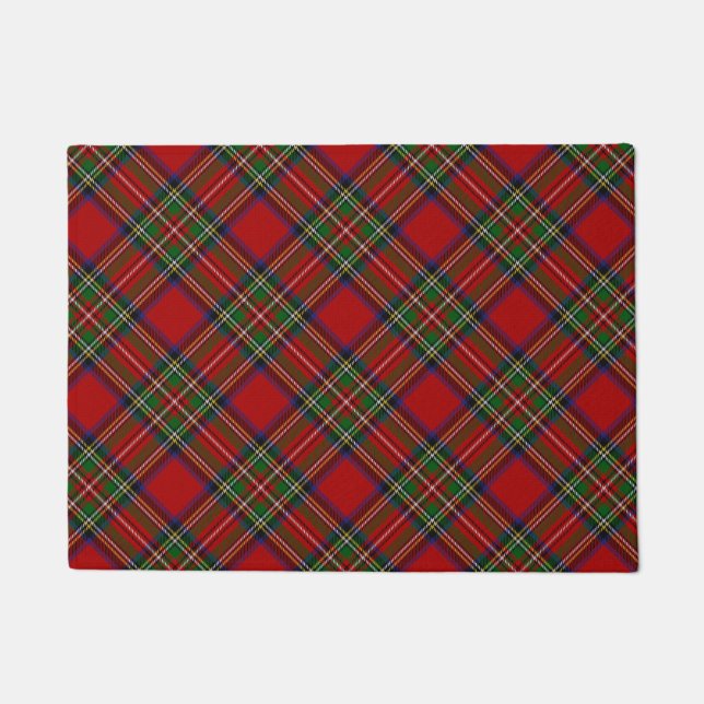 Stewart Royal Tartan Doormat (Front)