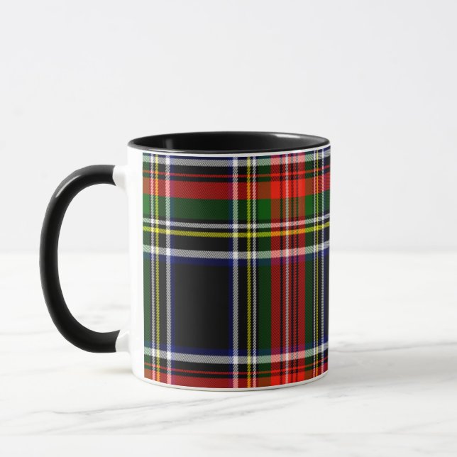Stewart Scottish Tartan Mug (Left)