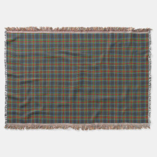 Stewart Stuart Black Clan Tartan Plaid Throw Blanket