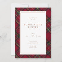 Stewart Tartan Invitation
