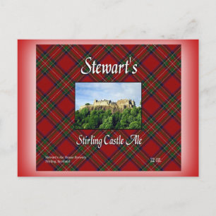 Stewart's Stirling Castle Ale Postcard
