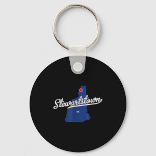 Stewartstown New Hampshire Nh Map Key Ring