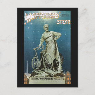 Steyr Firearms Waffenrad Advert Vintage Postcard