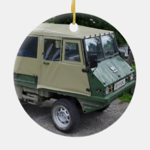Steyr Puch Haflinger Ceramic Tree Decoration