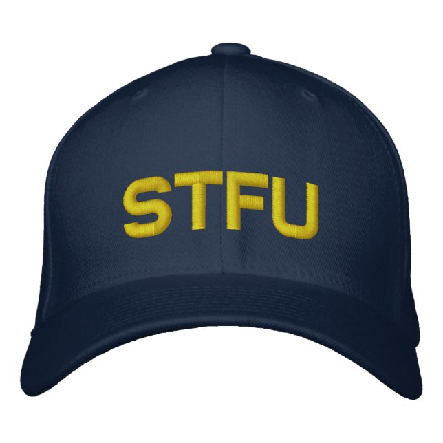 STFU EMBROIDERED HAT (Front)