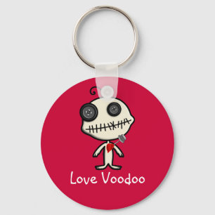 Stick a Pin in Valentine's Day and be Done With It Key Ring