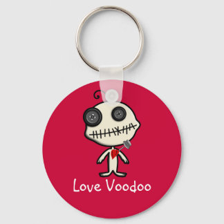 Stick a Pin in Valentine's Day and be Done With It Key Ring