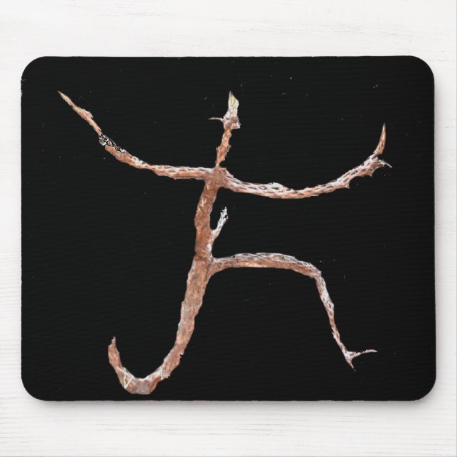 stick art mouse mat (Front)